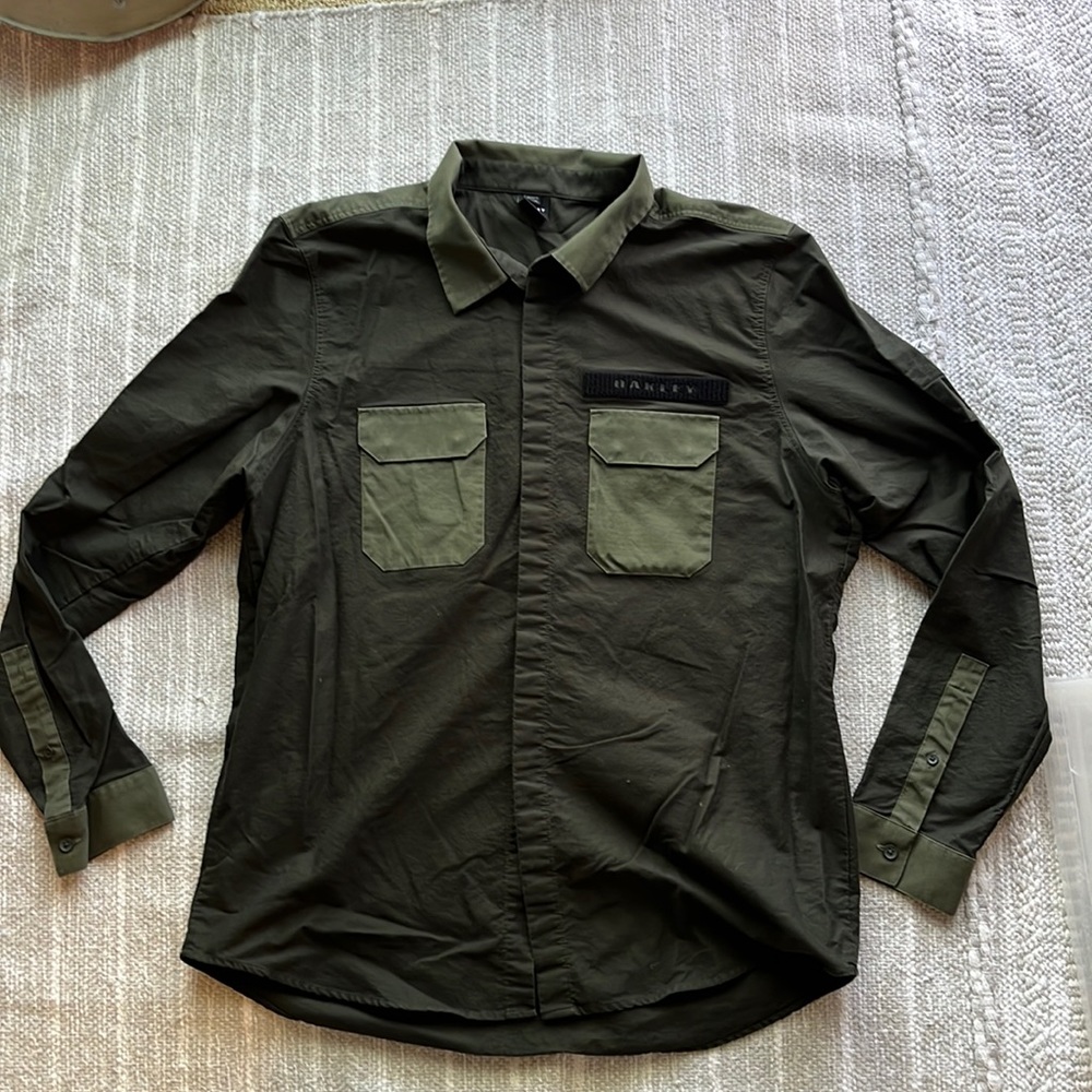 Oakley Mens L/S Camp Shirt Sz XL